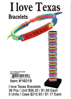 I Love Texas Bracelets